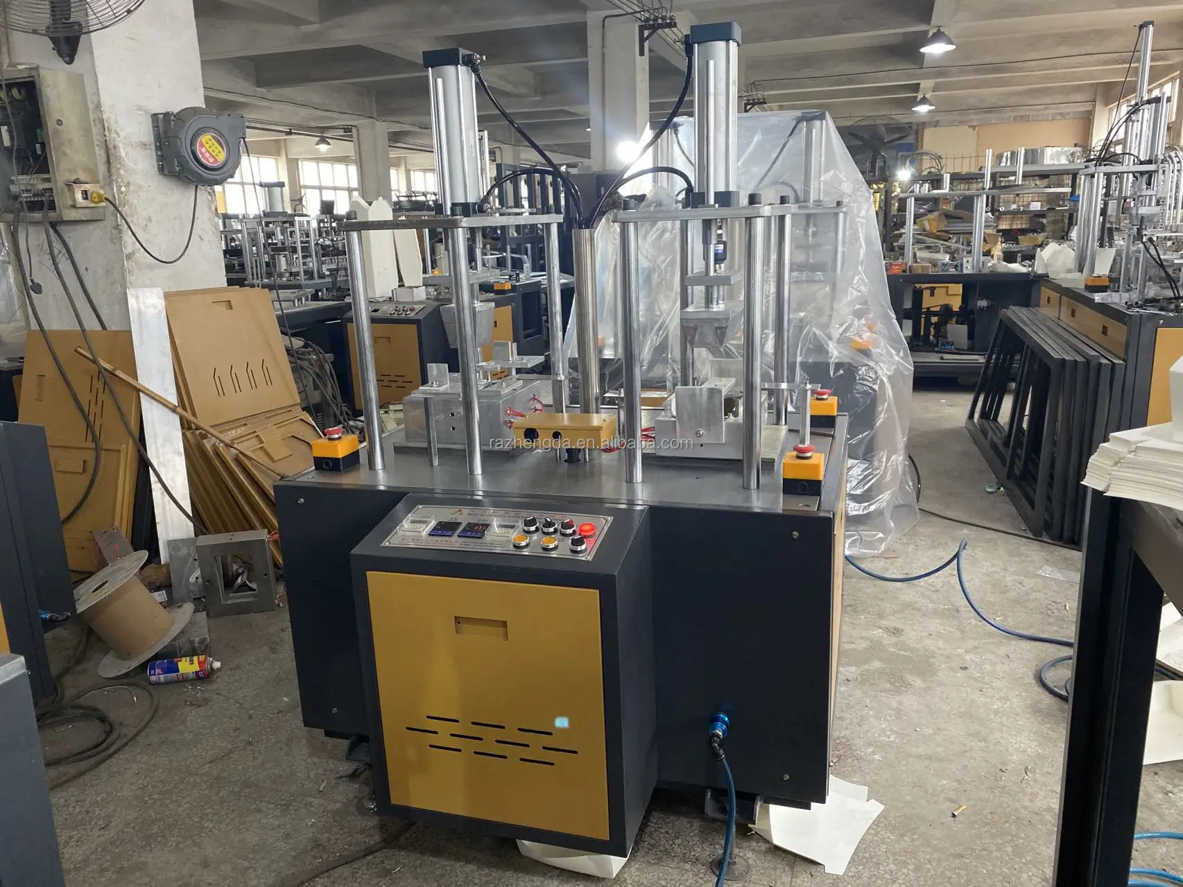 Paper Dinner Box /tray/ Container  Making Machine Manual Type