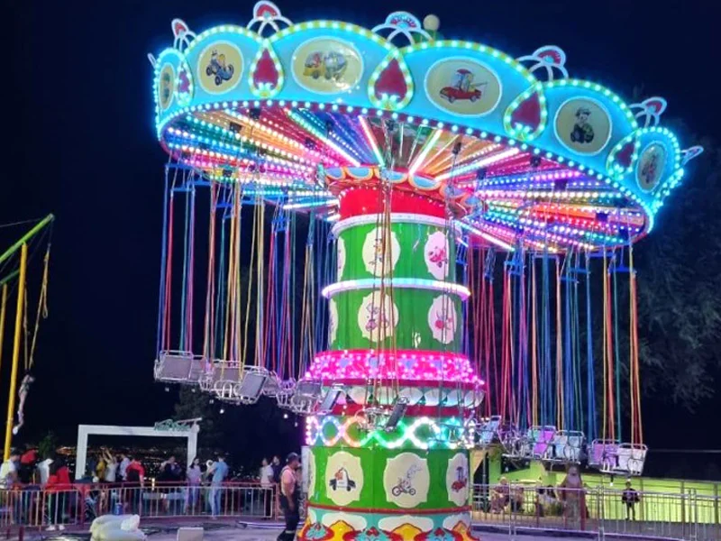 Fashion Amusement Park 24 Seats Flying Chair Ride for Sale