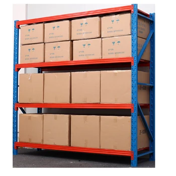 Shelving rack adjustable boltless shelf warehouse storage medium duty steel shelving metal rack for warehouse