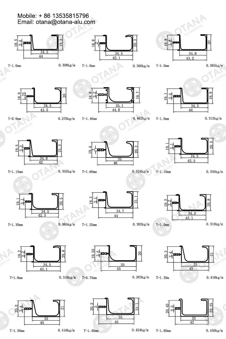 Aluminium Kitchen Profile Kitchen Skirting And Handle
