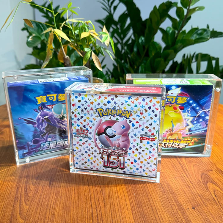 Acrylic Display Cases for TCG Wholesalers - Durable & Clear