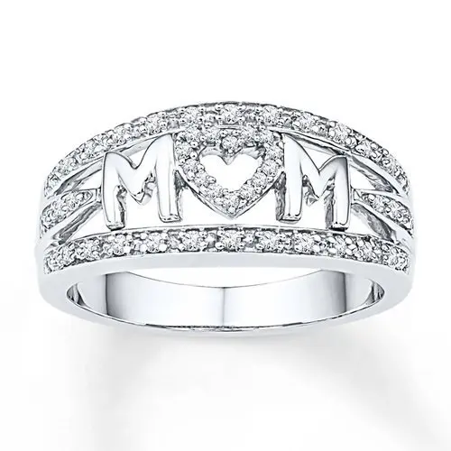 diamond mothers day rings