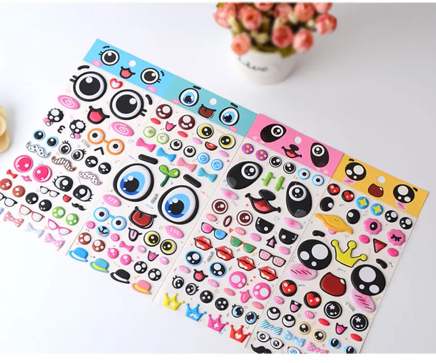Kawaii eye stickers