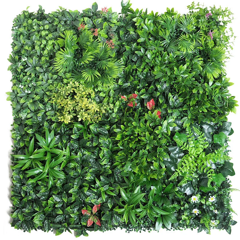 Simulation plant decoration outdoor eucalyptus simulation lawn green plant wall lawn background wall image wall