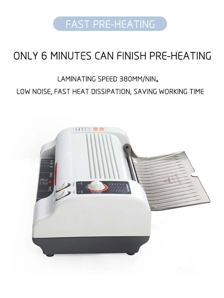 A3 A4 Size Photo Laminator Hot And Cold Pouch Laminating Machine Iron