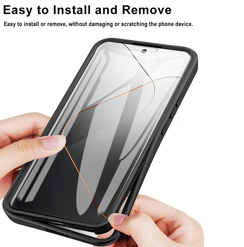 Custodia Per Xiaomi 14 Pro Trasparente Con Anello E Supporto 360°, Antiurto In Silicone, Colore Blu - 2