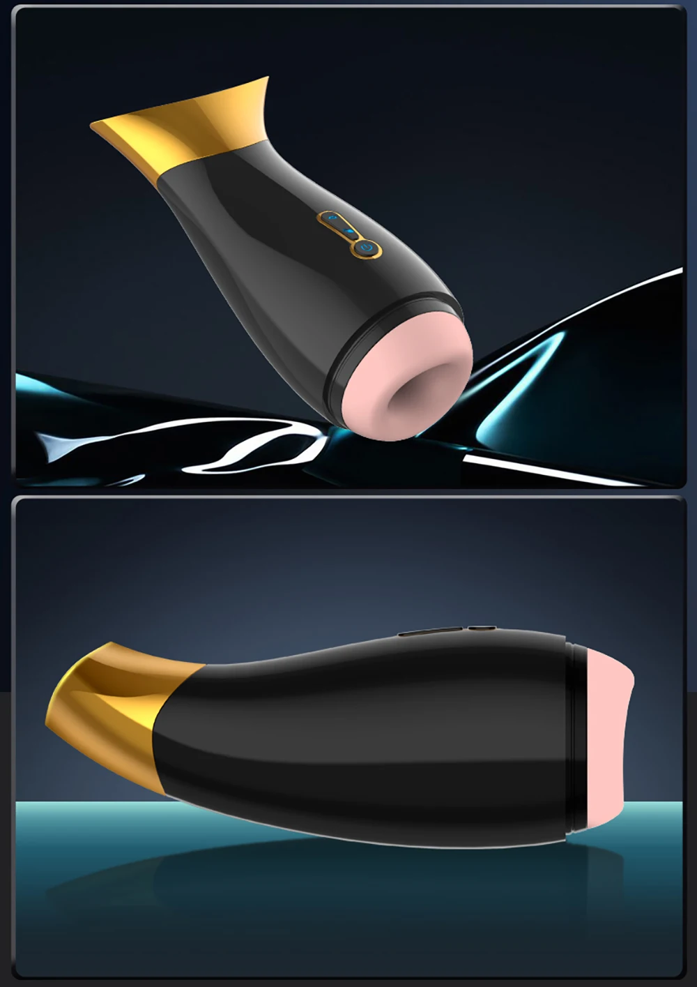 Echte 3d Textuur Vagina Orgasme Automatisch Zuigen Vacuüm Mannelijke Mastur...