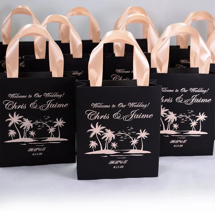 Small Pouch Bags, Wedding Gift Bags, Drawstring Welcome Bags