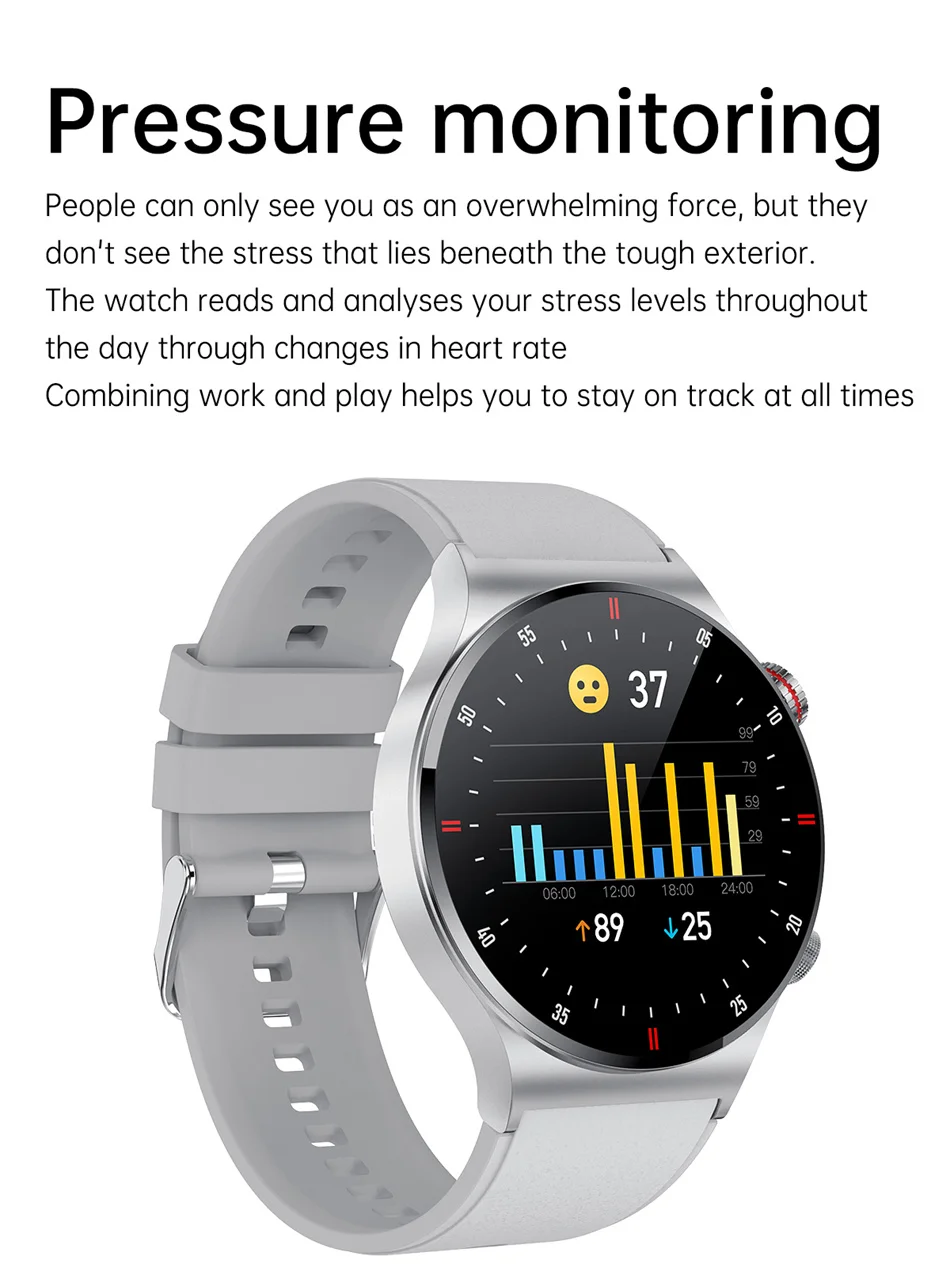 2024 Smart Watch with HD Screen ECG PPG Health Tracker Waterproof Fitness Bracelet Sport Camera Application for IOS System