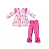 Cupcake Long Sleeve Ruffle Pants Set
