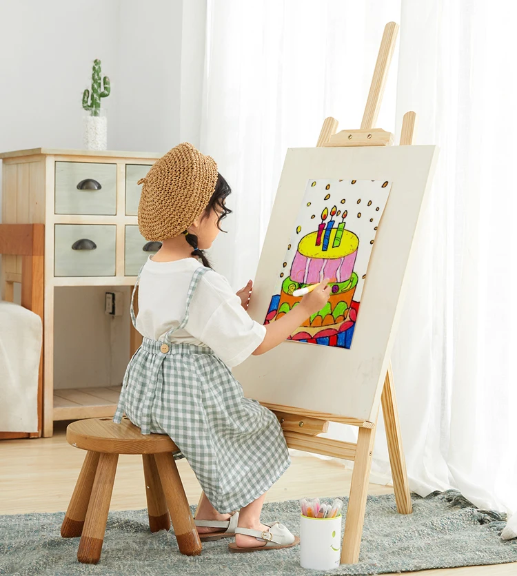 Convenient Drawing French Easel Box - China Easel with Stool