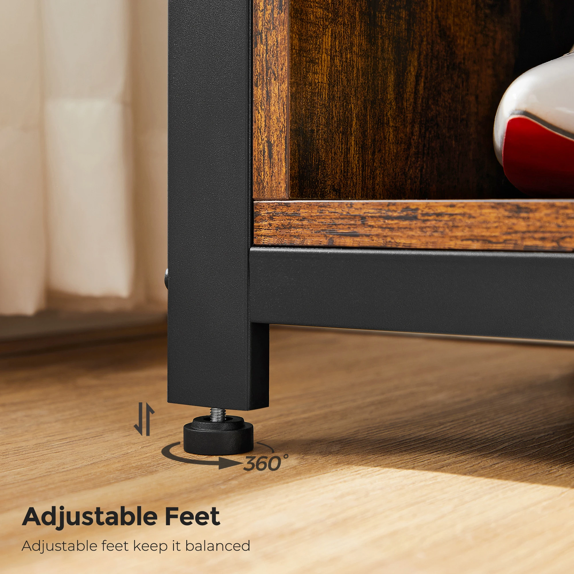 Vasagle Industrial Hall Tree Entryway Storage With 9 Hooks Free