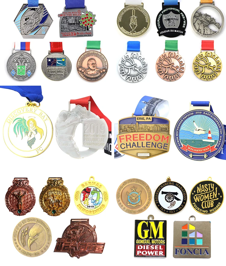 Manufacturer Wholesale Custom Race Blank Zinc Alloy 3d Gold Award