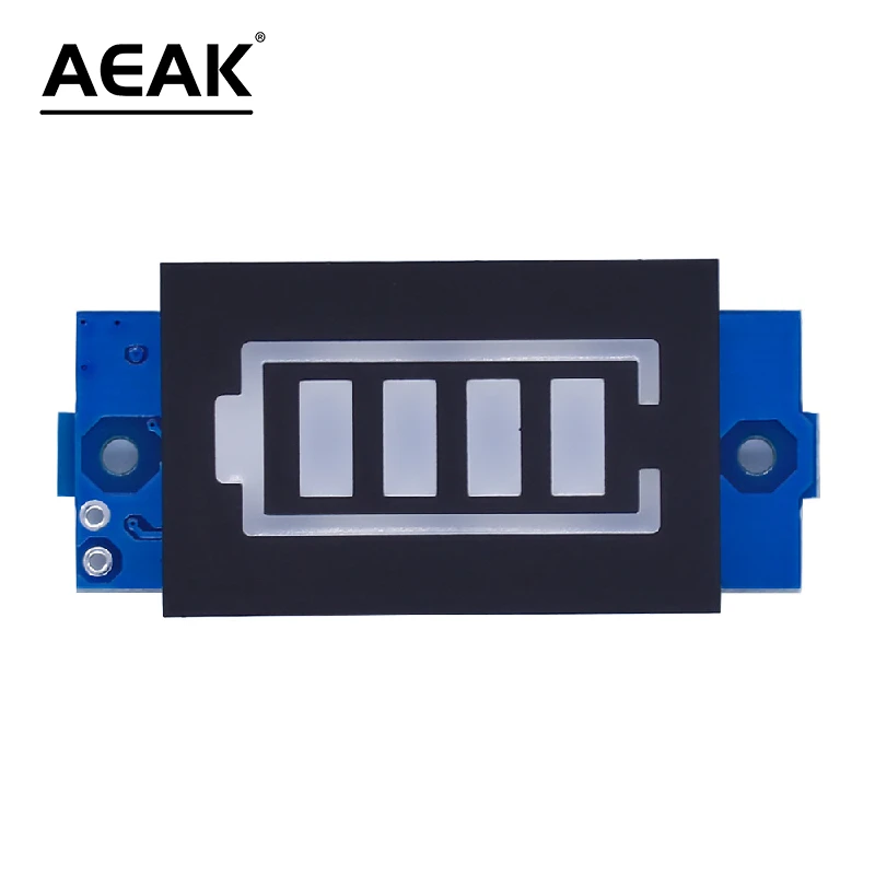 Индикатор емкости литиевых батарей 1S 2S 3S 4S 6S 7S синий дисплей 6 в 12 В 24 36 48 панель индикатора