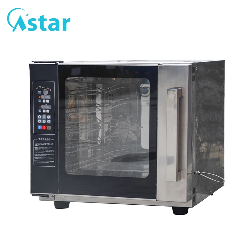 Commercial Rotary Baking Oven Electric Rack Oven for Large Scale Production Bakery With 5 Trays