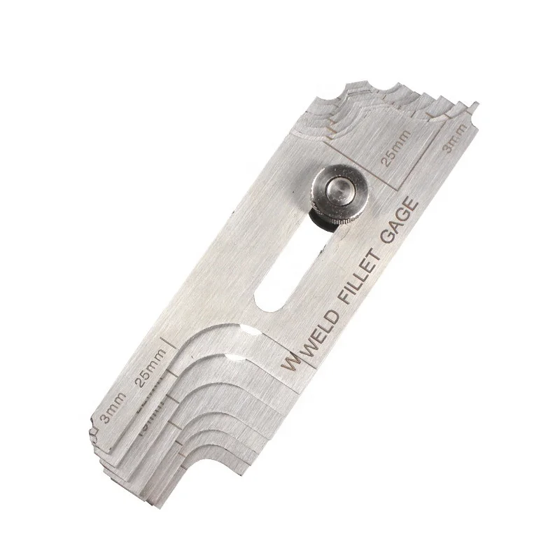 Nockenlehre Aus Edelstahl – Schweißnaht-Messgerät, Metrisch/Zoll, 100x69 Mm, Für Schweißprüfungen
