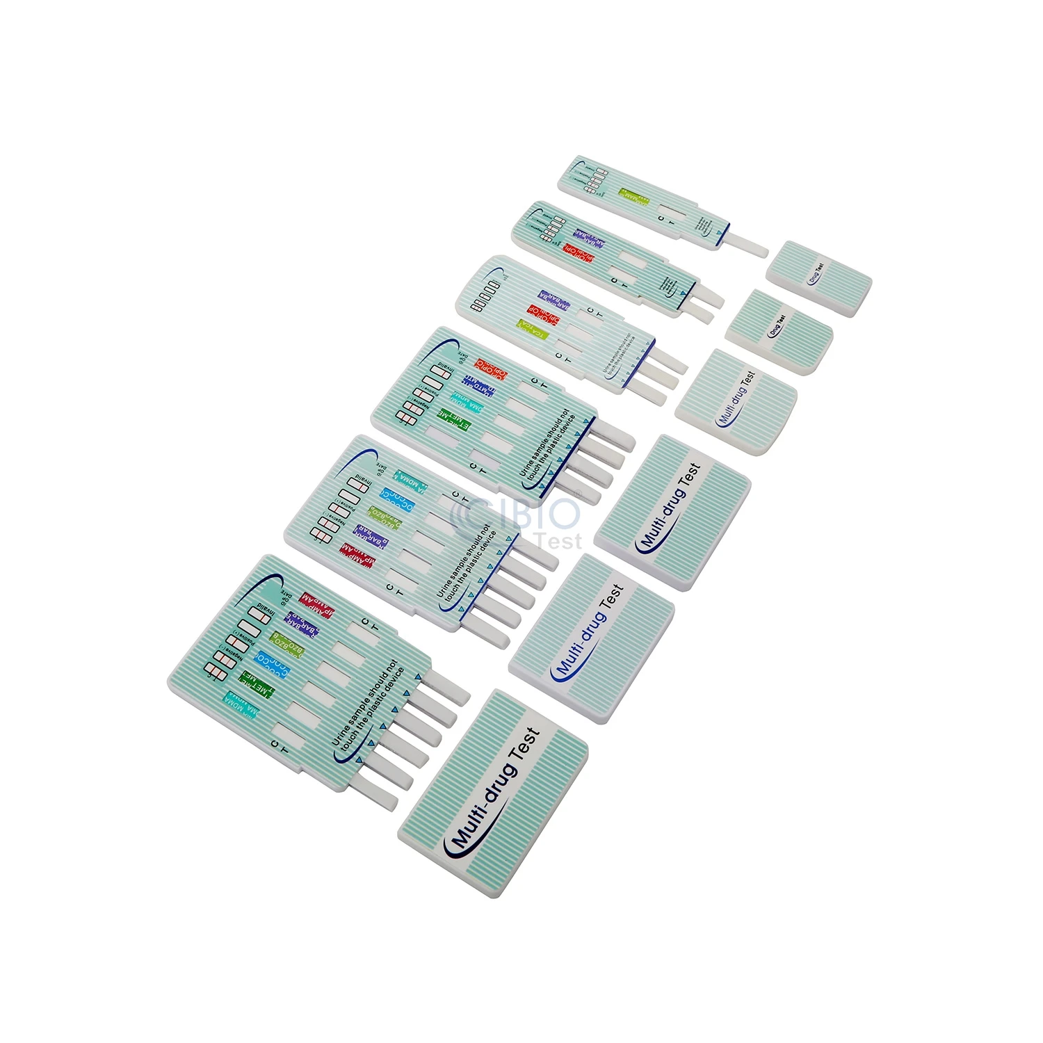 Multi 12 Panel Rapid Drugs of Abuse Testing Urine Drugs Test Kits