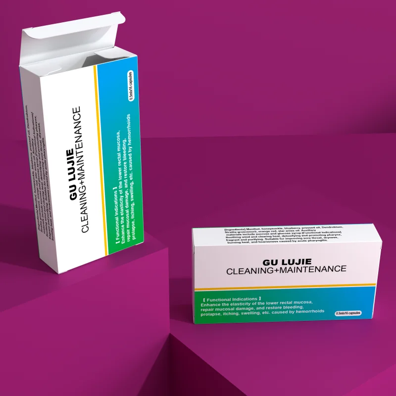 Pharmaceutical Medicine Packaging Box Customized  Paper Box for Board Pill Capsule Liquid Oral Liquid Bottle Box Biodegradable