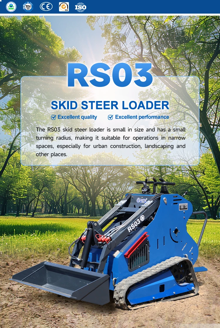 Economy Cheap Standing Type 280kg Skid Steer Loader on Sale