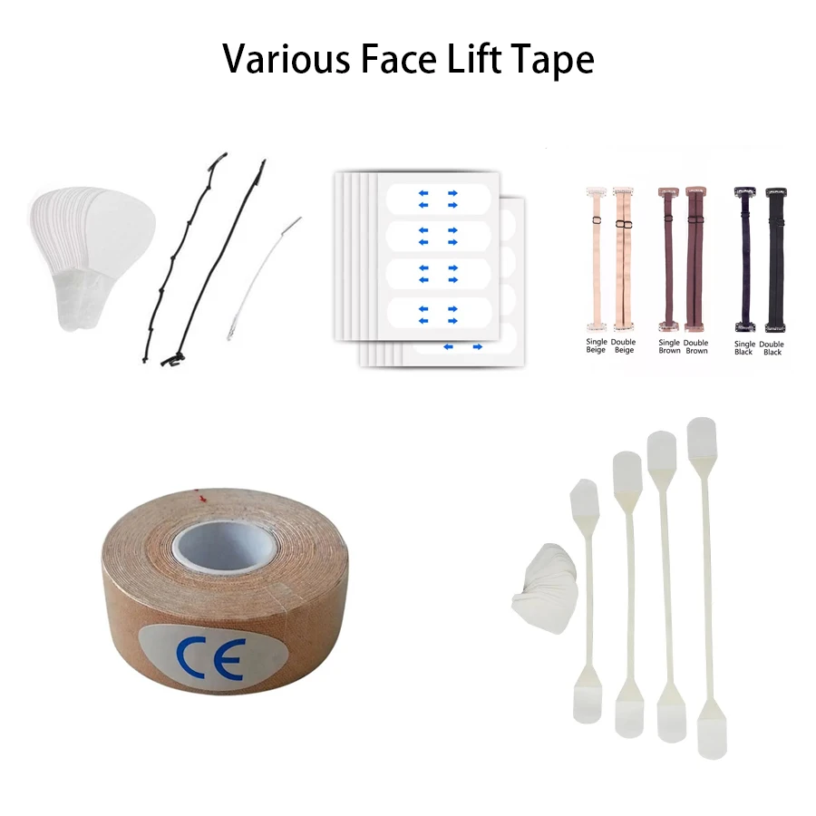 Face Lifting Patch 40 Pcs Eye Lift Facial Slimming Anti-wrinkle Facelift Band, Set Invisible Wrinkle Eye Instant Face Lift Tape