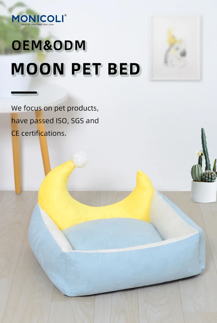 Ultra Soft Washable Dog Cushion Cat Bed Pet Beds Washable Plush Round