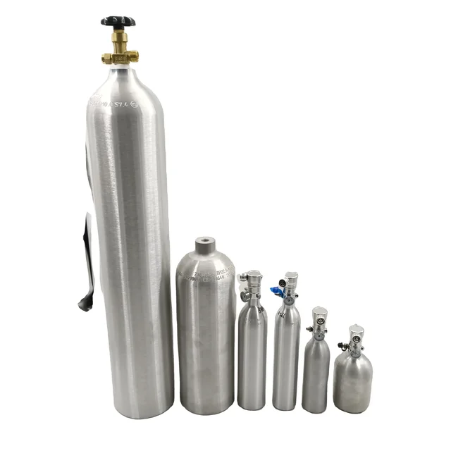 Portable medical oxygen cylinder, small medical oxygen cylinder