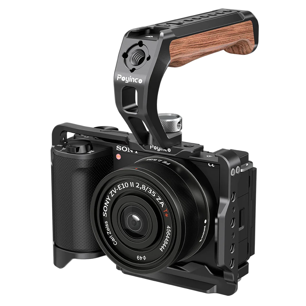 ZVE10 II Cage with Top Handle - Advanced Kit for Sony Camera