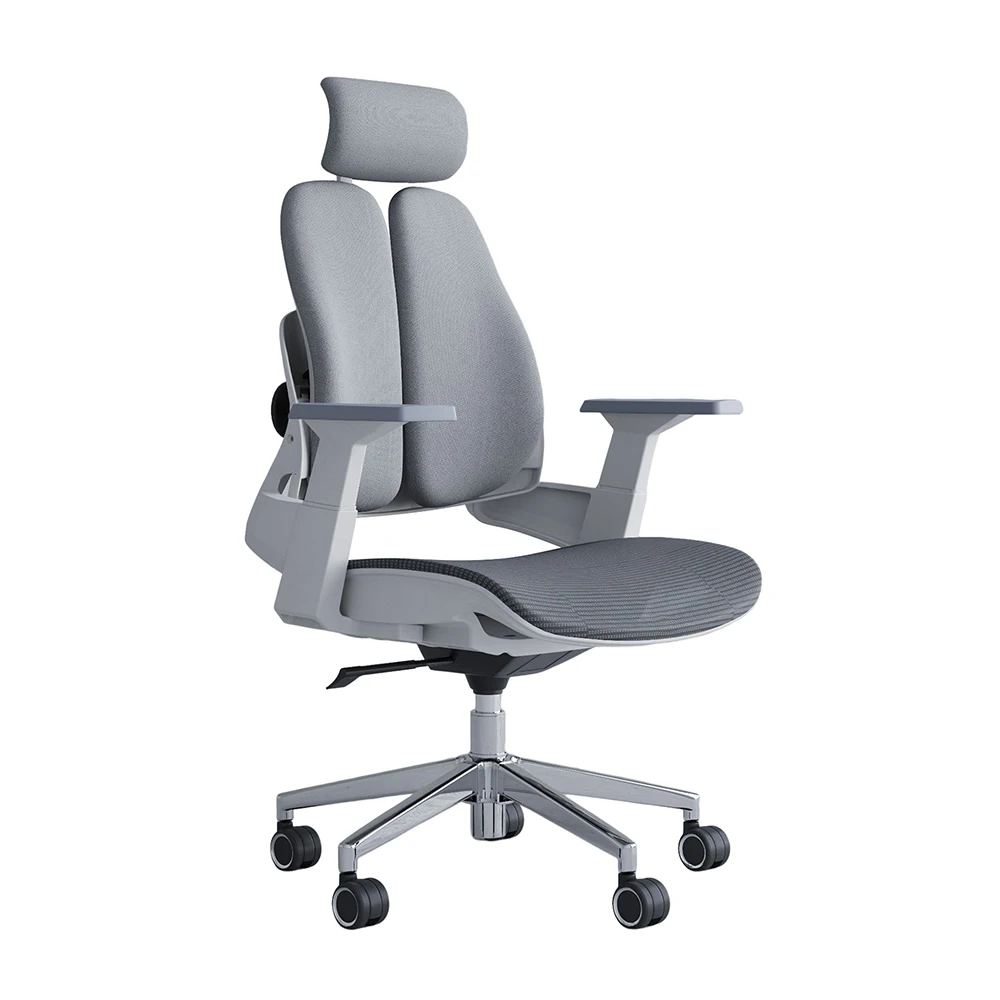 Modern Office Furniture Ergonomic Leather Executive Chair with Revolving  Feature Fabric Desk and Chair Set