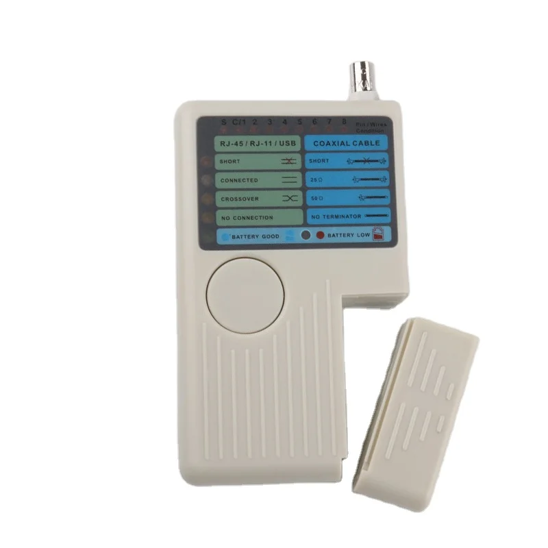 4 в 1, Многофункциональный тестер сетевых и кабельных кабелей RJ45/RJ11/USB/BNC