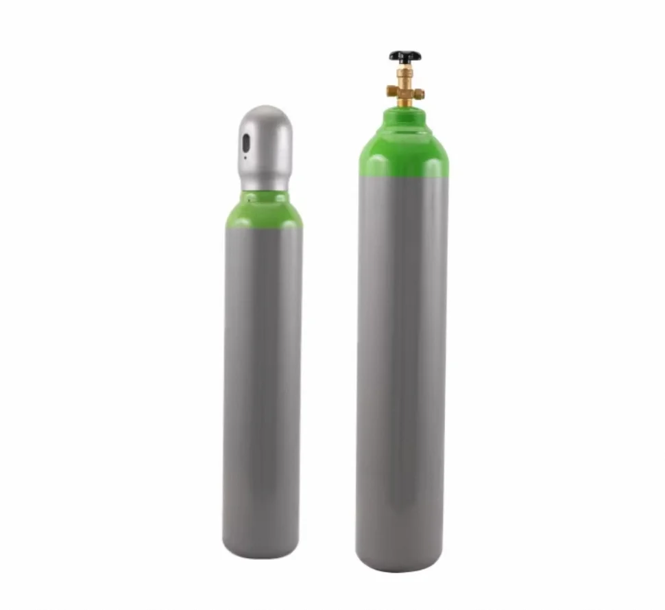Factory Direct 14L High Pressure Steel CO2 Tank CE and DOT Certified Aluminium Siphon for Industrial Gas Use