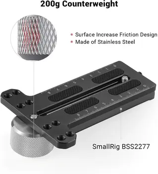 SMALLRIG Removable Counterweight 200g for DJI Ronin S/Ronin RS 2 / Ronin-SC/Ronin RSC 2 and for Zhiyun Gimbal Stabilizers  2285 detail image