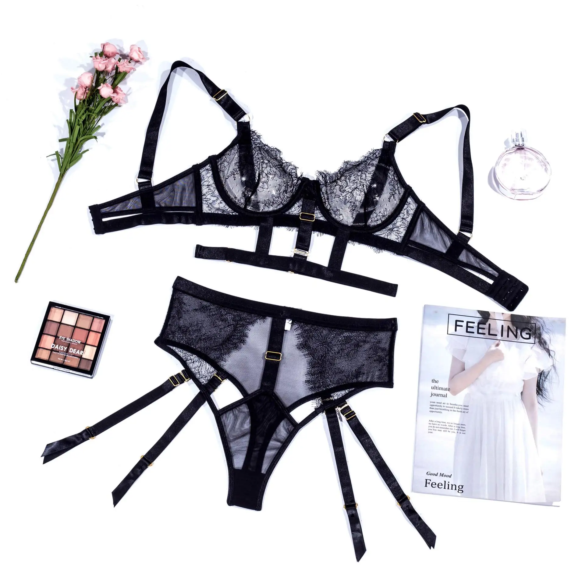 222 strappy lingerie back view