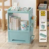 Blue [3-tier - no wheels] comes with a 7-piece storage set.