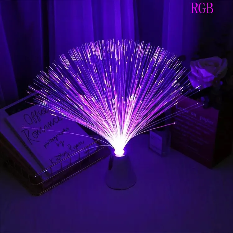 Фейерверк стол Звездный взрыв RGB волоконно-оптический супер яркий свет вверх рейв Игрушка Led светящийся многоцветный фестиваль лампа