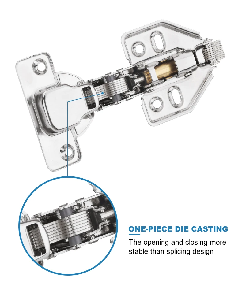 Roeasy Soft Closing Clip On Hinge One Way Two Way 35mm Cup Cabinet Hinge Stainless Steel Soft 2893