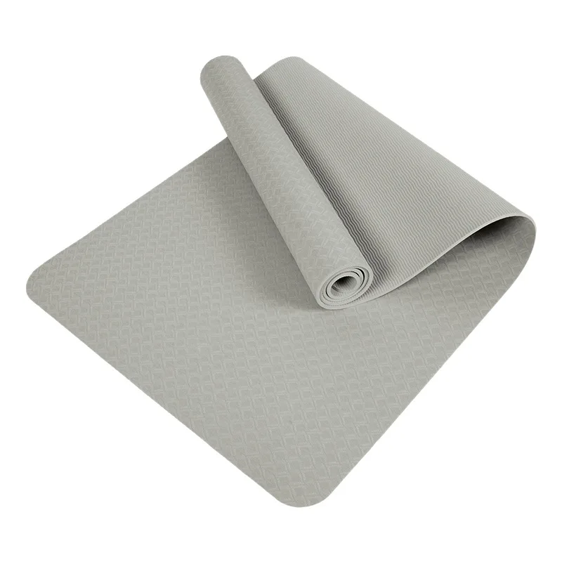 2025 Wholesale Quality  Eco Friendly Special Dual Layer 6mm Double Color Tpe Yoga Mat