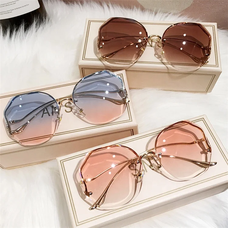 Oversize Gradient Colorful Sunglasses for Men & Women