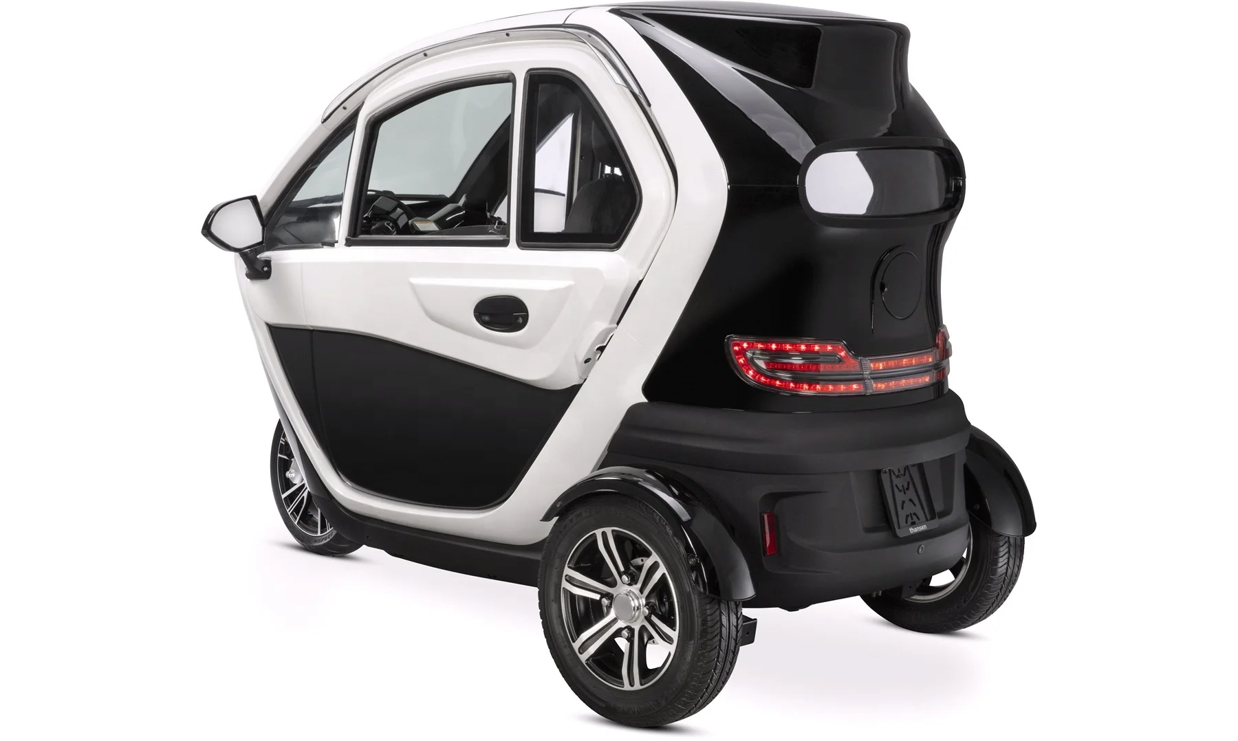 All Weather Closed Electric Tricycle For Passenger Car With Cabin - Buy ...