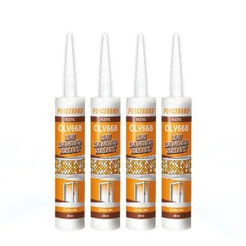 Factory new arrival acetic gp silicon glue wall sealer liquid building sealant for big glass