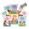 Cl02-ts coloring book-8 four-color crayons