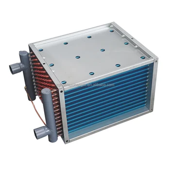 Zhonggu Factory Water to Air Copper Tube Hydrophilic Aluminum Fins Water Cooling Coil for HVAC AHU Coil Replacement