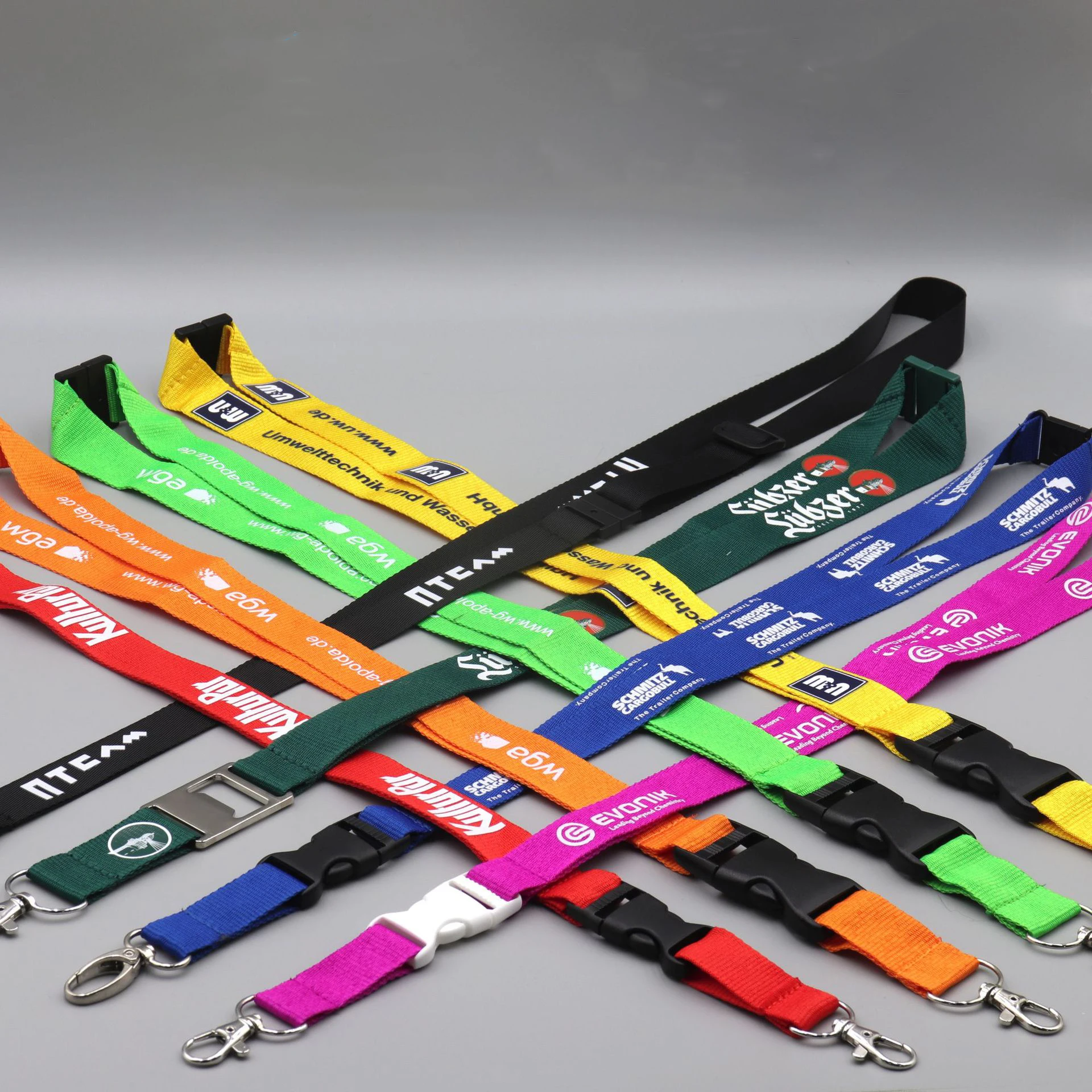 Nicro Color Work Card Lanyard Custom Double-sided Silk Screen Logo ...