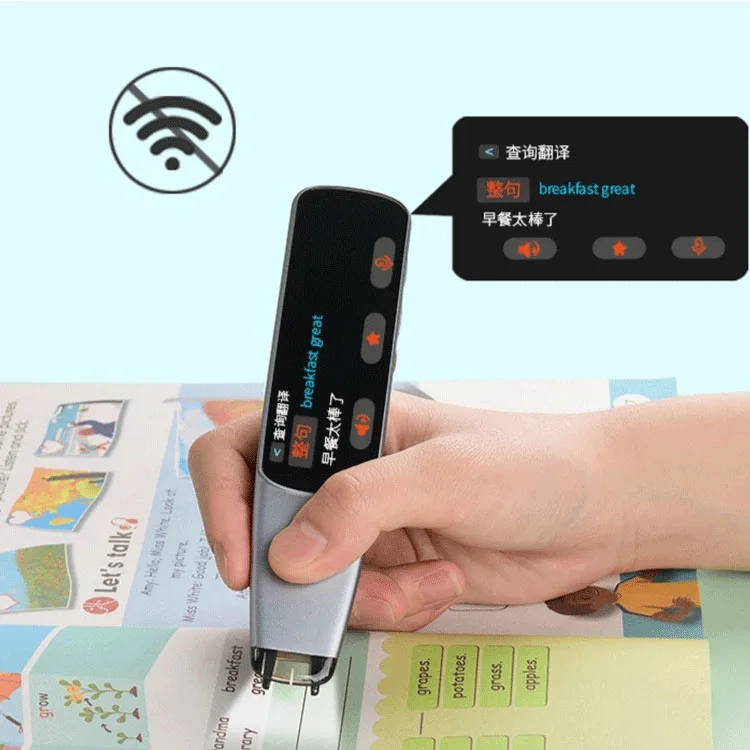Two Way Instant Multilingual Translation Real Time Language Translator Device BT Smart Translation Pen Stick Portable