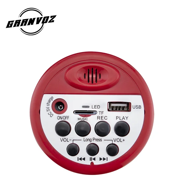 Professional Outdoor Large Compact Portable Megaphone Speaker Rechargeable Powerful Handy Handheld Megaphone