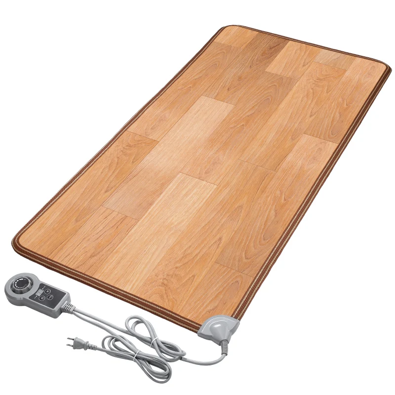 Tappeto Riscaldante Elettrico Al Grafene - 50x200 Cm, Grigio, Spegnimento Automatico, Per Soggiorno E Camera
