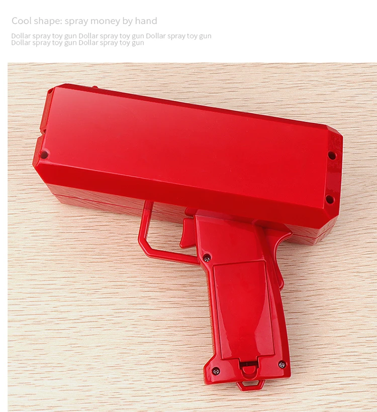 Shooting Money Making It Rain Money Gun Shooter Handheld Fake Bill Dispenser Toy Custom Electric Money Guns for Party