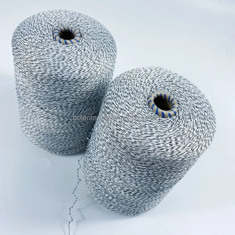 Ansi A Cut Resistant Hppe Polyester Steel Yarn Hppe Blend Yarn D