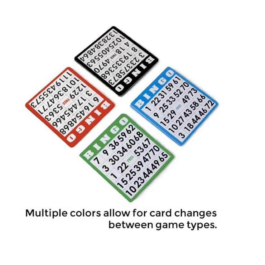 YUANHE разные цвета, бумажные карты 100, игры в бинго