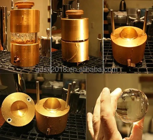 2020 Bar Set Cocktail Tool Kit 70 mm Aluminum Ice Maker Ball Mold Press Ice Diamond  Maker