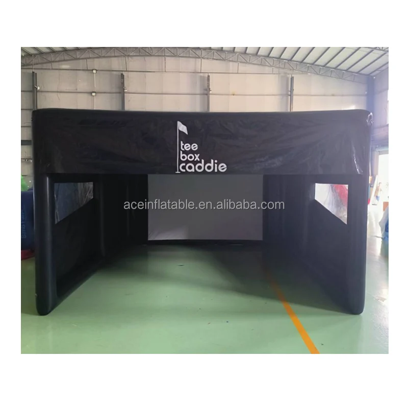 Portable Indoor Outdoor Golf Simulator Launch Monitor Inflatable Golf